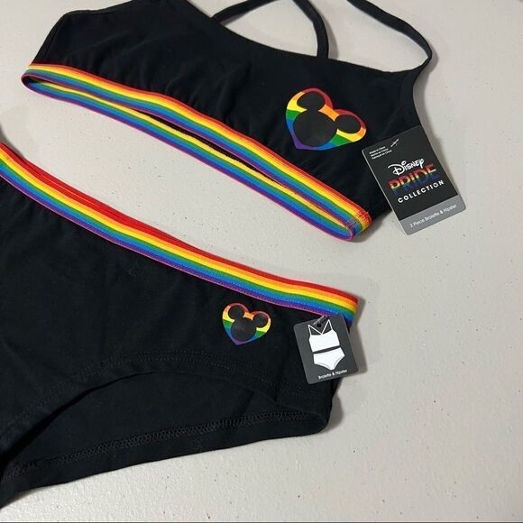𝅺🆕 Disney Pride Bralette & Hipster Mickey Mouse Collection - Picture 3 of 5